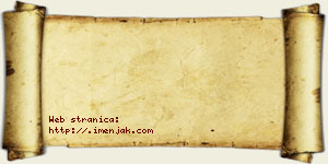 Joakim Šeperković vizit kartica